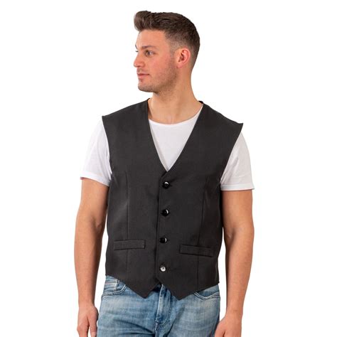 Zwarte gilet heren | Jokershop.be - Carnavalskleding