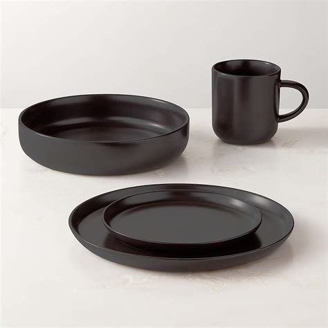 Hyacinth Black Dinnerware Set | CB2