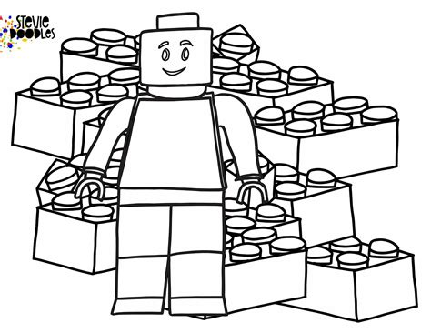 Free Lego Coloring Pages: Unleash Your Creativity and Build Your Own ...