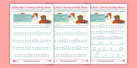 👉 Year 1 Complete the Number Line up to 50 Maths Worksheet