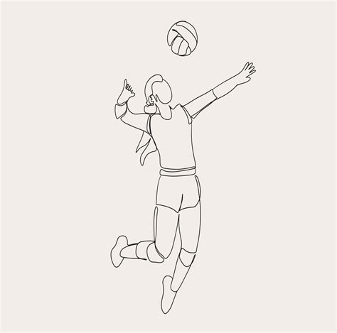 Volleyball Ki Drawing at James Aviles blog