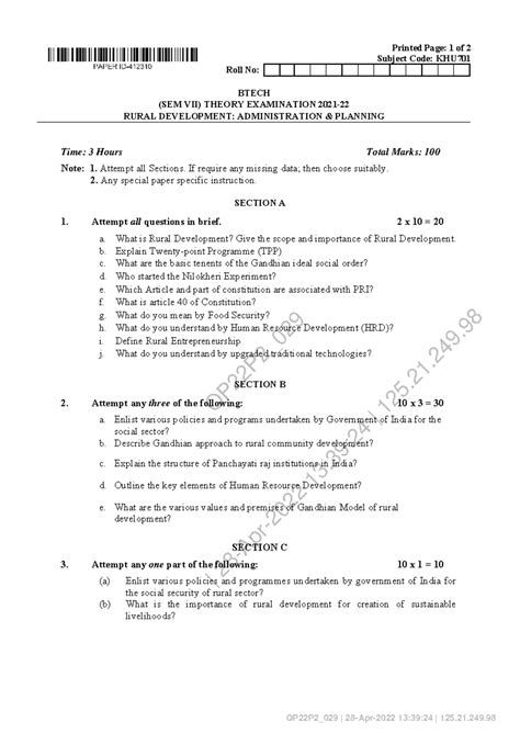 RDAP KHU701 2021-22 AKTU Qpaper - QP22P2_ | 28-Apr-2022 13:39:24 | 125. ...