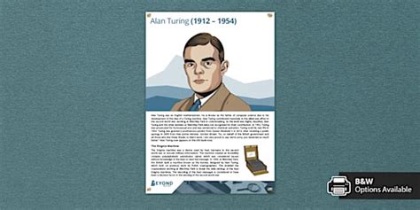 👉 Alan Turing Poster | Classroom Display | Beyond Maths
