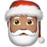 🎅🏽 Santa Claus: medium skin tone emoji copy paste png download