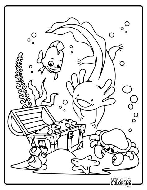 Axolotl Coloring Pages (Free PDF Printables) - Simply Love Coloring