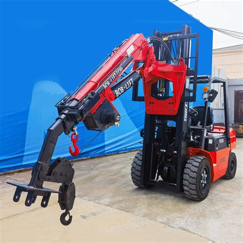 Good Price Bob-Lift Fly Jib Cranes Truck Mobile Fork Lift Forklift Crane - Fly Jib Crane and ...