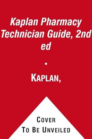 Buy Kaplan Pharmacy Technician Guide Book Online at Low Prices in India ...