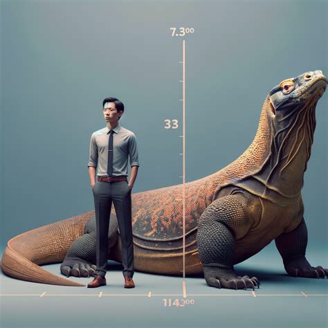 Size Of Komodo Dragon Compared To Human