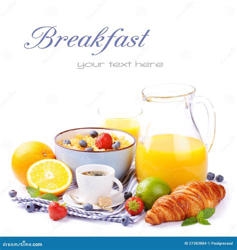 Continental Breakfast Clip Art