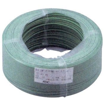 EM-IE/F2.0mm緑 EM-IE(単線) 600V耐燃性ポリエチレン絶縁電線(IVタイプ エコ電線) フジクラ・ダイヤケーブル 緑色 ...