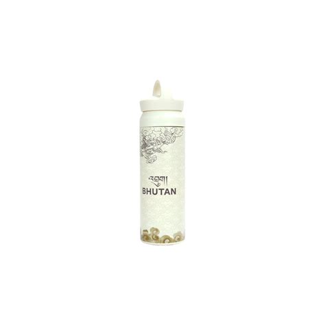 White Insulated Tumbler with Subtle Bhutanese Dragon and Cloud Design ...