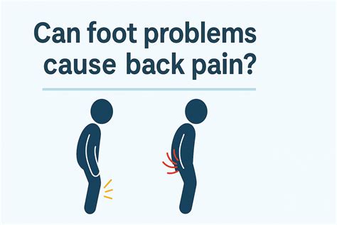 Can Foot Problems Cause Back Pain? What You Need to Know
