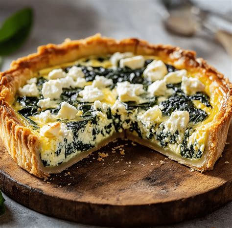 Spinach Feta Quiche Recipe - A Savory Delight