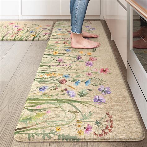 Amazon.com: KIMODE Anti Fatigue Kitchen Mats, Farmhouse Kitchen Rugs ...