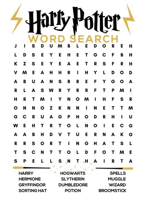 Harry Potter Word Search Exam Adda For All Harry Potter Fans.... :)