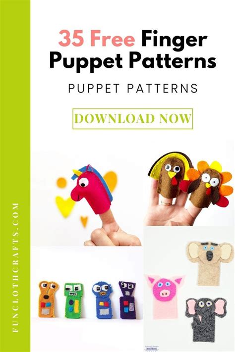 Image result for Finger Puppet Patterns
