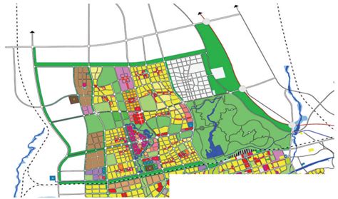 榆林市最新城市总体规划图-府谷新视觉
