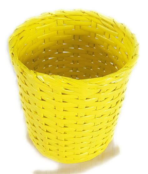 Sonas Creation Paperus, Yellow, Open-top Dustbin, Waste Basket, Trash ...