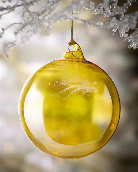 Jim Marvin Majestic Cobalt Glass Ball Christmas Ornament | Horchow