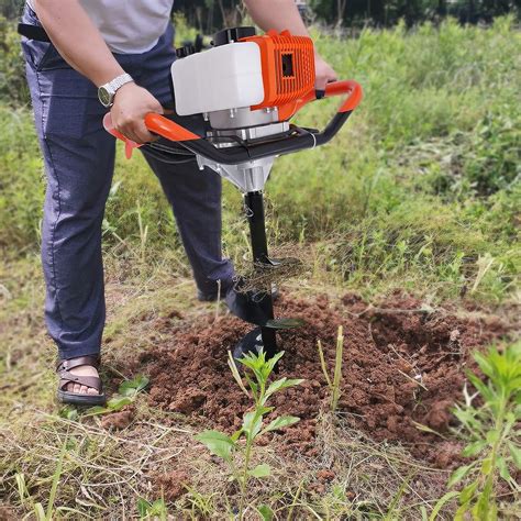 Buy Post Hole Digger, 52CC Gas Powered Earth Auger Borer Fence Ground+3 ...