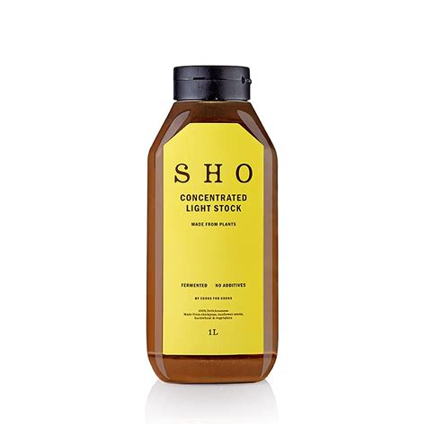 SHO - Konsantre stok isigi, vegan, 1 litre, PE sise | GOURMET VERSAND ...