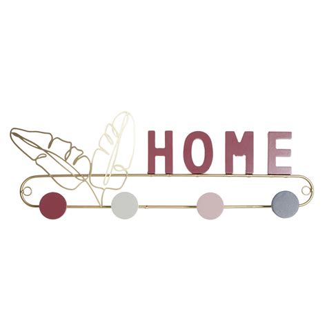 Perchero de Pared DKD Home Decor MDF Moderno (46 x 5 x 17 cm) | Leroy ...