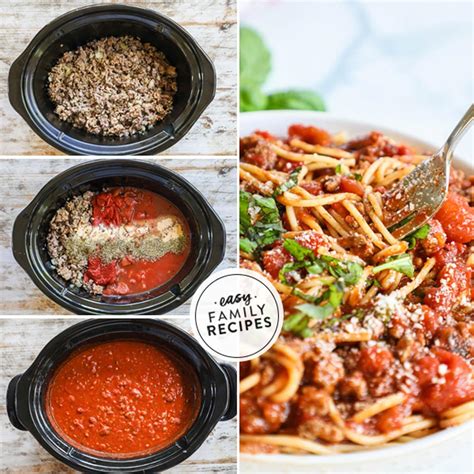 Crock Pot Spaghetti Sauce · Easy Family Recipes