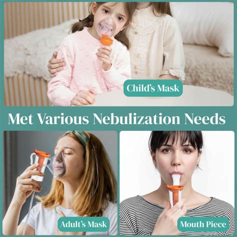 Ubinas Handy Compressor Nebulizer Machine for Adults & Kids Nebulizer ...