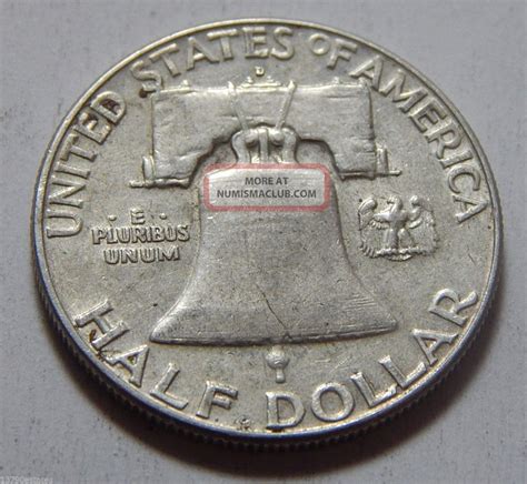 1963 - D Us Franklin Silver Half Dollar Coin