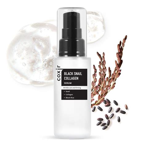 coxir Black Snail Collagen Serum 50ml(1.69 fl.oz) Black-3-Complex ...