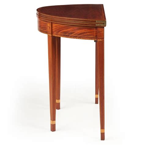 American Federal Antique Mahogany Circular Card Table, circa 1800 at ...