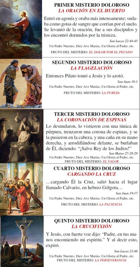 Rezo Rosario Misterios Dolorosos