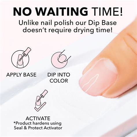 DIP BASE | Nail extensions acrylic, Acrylic nail supplies, Nail dip powder