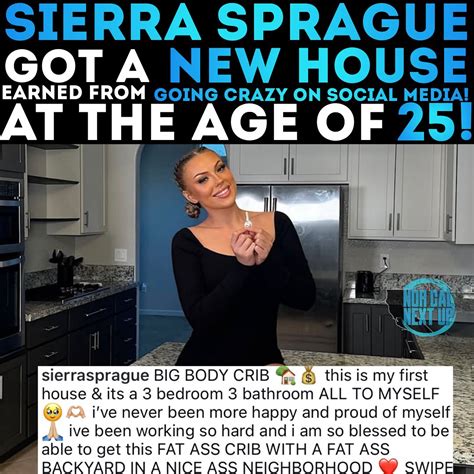 Nor Cal Underground Rap | 925 icon #SierraSprague gets a new house from the earnings she’s made ...