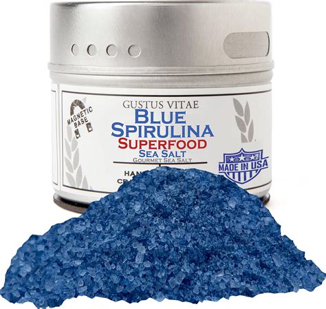 Amazon.com : EUPHERBIA Blue Salt, 100g Grinder and 227g Refill Bundle ...