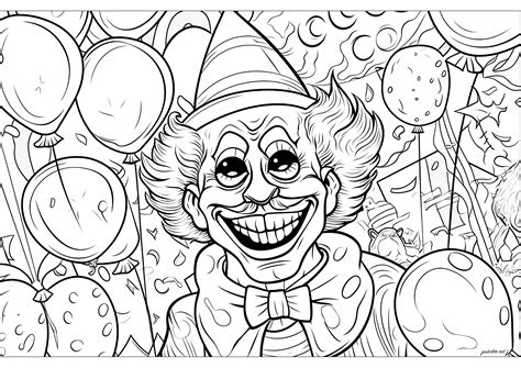 Printable Clown Coloring Pages [2025]