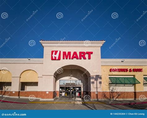 Exterior View of the Famous Korean Style H Mart Editorial Stock Image ...