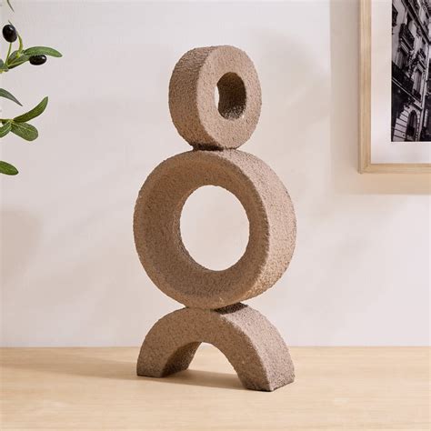 Buy Dew Polyresin 3-Tier Ring Table Accent from Home Centre at just INR ...