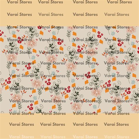 Floral Pattern - Fabric (5x10) Feet