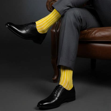 Buy Solid Yellow Socks | Bold & Comfortable Cotton Crew – Sockscarving