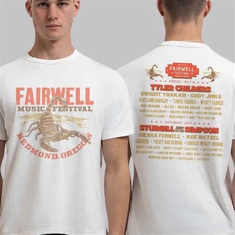 Vinyta Fairwell Music Festival 2025 Redmond Oregon Merch Scorpion Tee ...