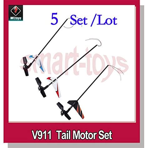 Generic v911 blue : 5 Set Tail Motor Set for V911 V911-1 V911-pro V911 ...