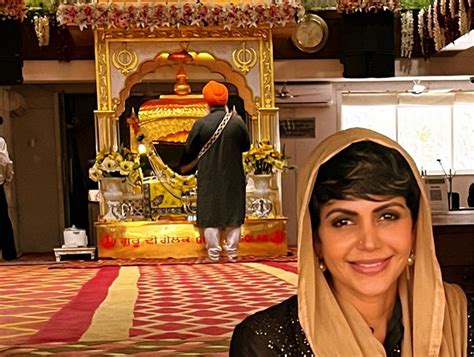 Mandira Bedi organises langar at gurdwara in husband's memory