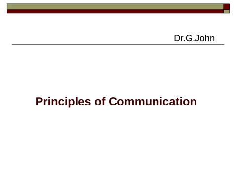 Image result for What Is Principles of Communication