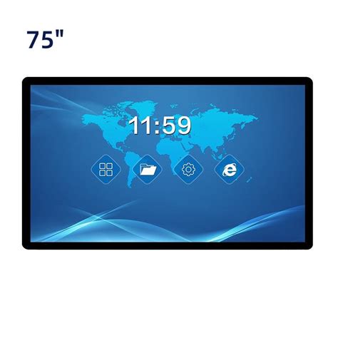 75" touch screen computer display monitor with rich interfaces – WARMERT