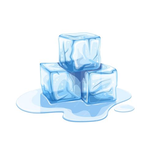 Melting Ice Cube Clip Art