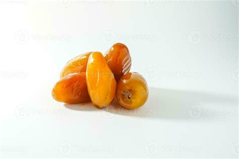 Fresh ripe yellow dates, fresh dates ruthob isolated on white background 23742098 Stock Photo at ...