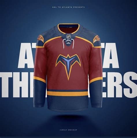 Atlanta Thrashers updated Jersey design : r/hockeydesign
