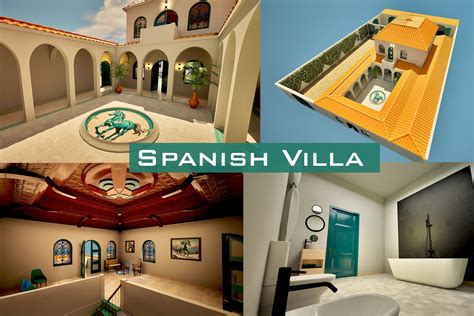 Modular Spanish Villa | 3D 주변환경 | Unity Asset Store