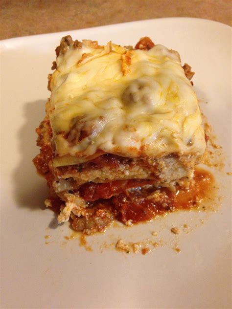 low calorie lasagna   Mommy's on a diet